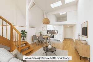 Loftartige Dachgeschosswohnung mit Galerie und viel Licht nahe Schäfersee – 13407 Berlin – Vorschaubild 6