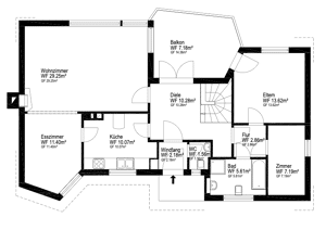 Sonniger Südgarten | ca. 190 m² Wohn- & Nutzfläche | Grenze Wellingsbüttel – 22393 Hamburg – Vorschaubild 9