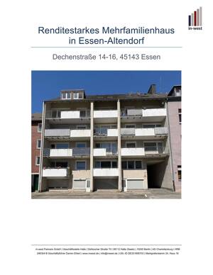 Renditestarkes Mehrfamilienhaus in Essen-Altendorf