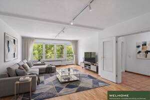 Etagenwohnung mit 5 Zimmern, 2 Balkonen & Doppelparker-Tiefgarage. In grüner, begeehrter Sachsenhausen-Süd-Lage. – 60598 Frankfurt am Main – Vorschaubild 4