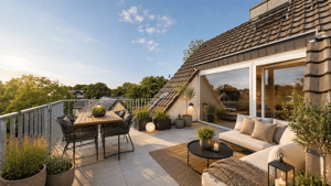 Maisonette mit Kamin & 4 Sonnenterrassen - Seltenheit in Junkersdorf – 50858 Köln – Vorschaubild 2