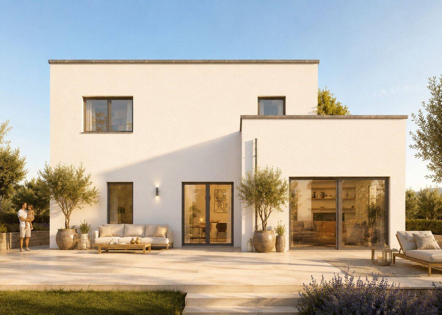 Extravagant bauen mit Villenflair - LifeStyle 13.02 F von massa haus
