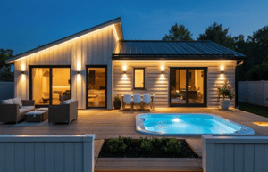Feriendorf Sandstedt. Holz-Massivhaus Elisabeth mit 600 m2 Grundstück – 27628 Hagen im Bremischen – Vorschaubild 4