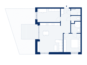 3-Zimmer-Wohnung mit offenem Wohn-Essbereich - Terrasse mit privatem Gartenanteil zur Südseite (D02) – 53129 Bonn – Vorschaubild 2