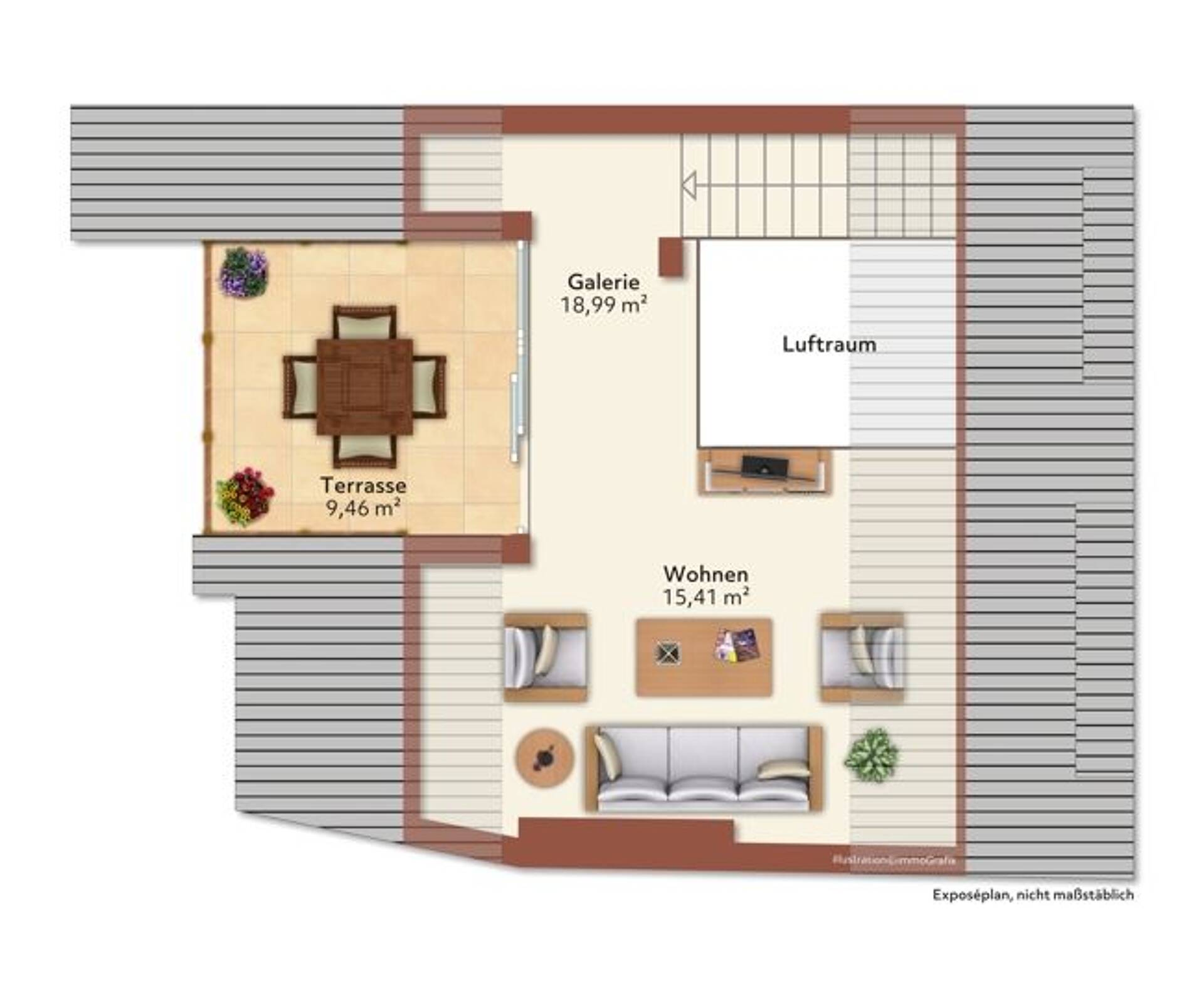Dachgeschosswohnung in 50672 Köln mit 78,5 m² kaufen