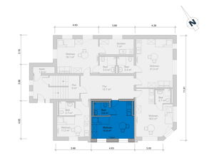 Ein Preis, alles drin. Möbliert wohnen, Studio in der ersten Etage – 30519 Hannover – Vorschaubild 7