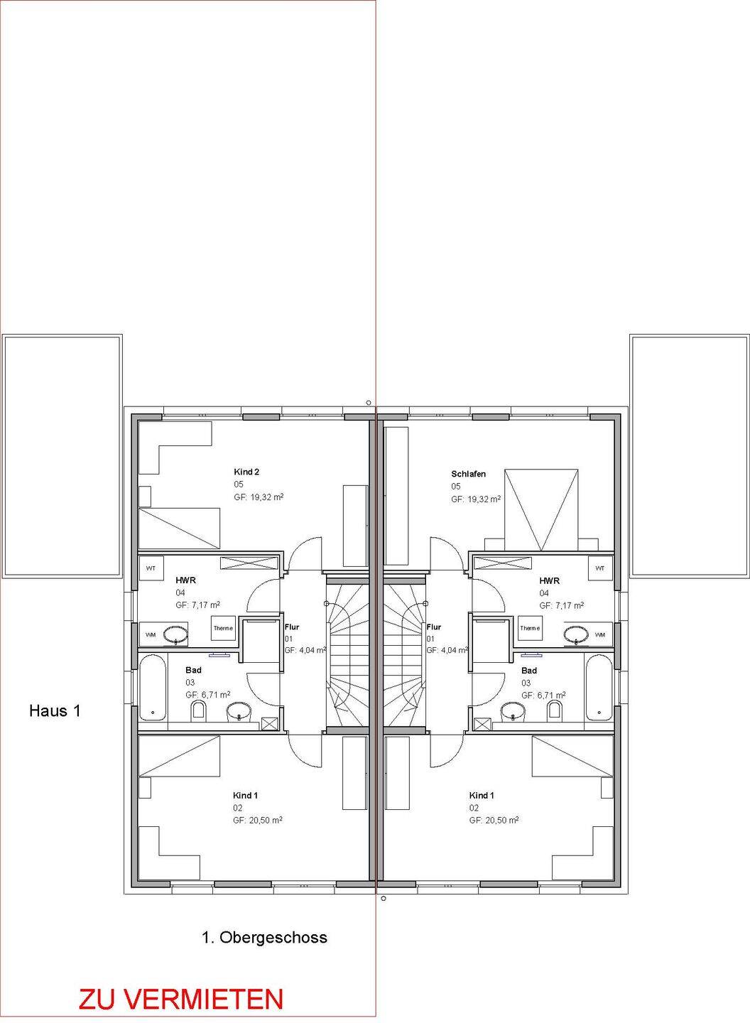 120 m2 Doppelhaushälfte zu Vermieten – Hamm – Vorschaubild 8