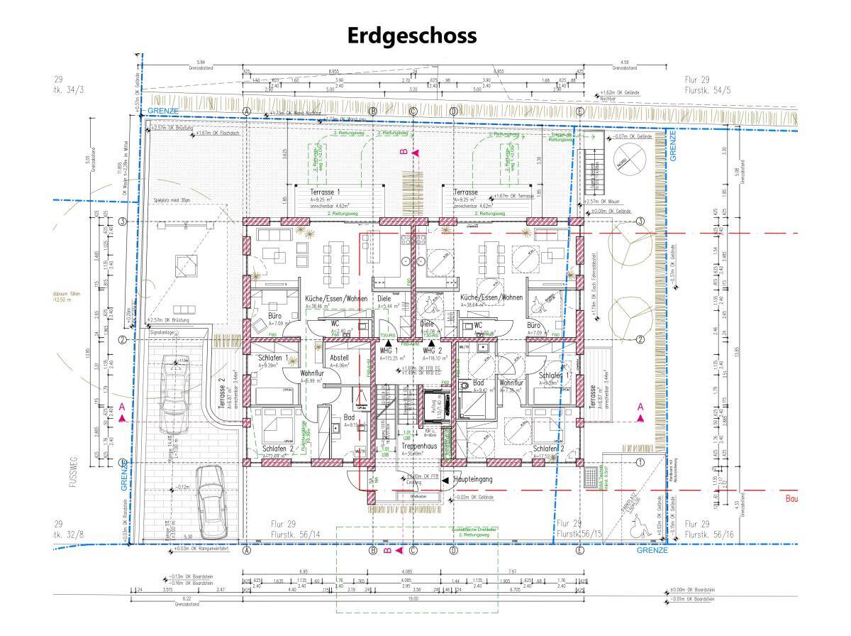 Helle Neubauwohnung mit eigenem Garten im KFW 40 Energiesparhaus Nähe Porta Nigra – Trier – Vorschaubild 5