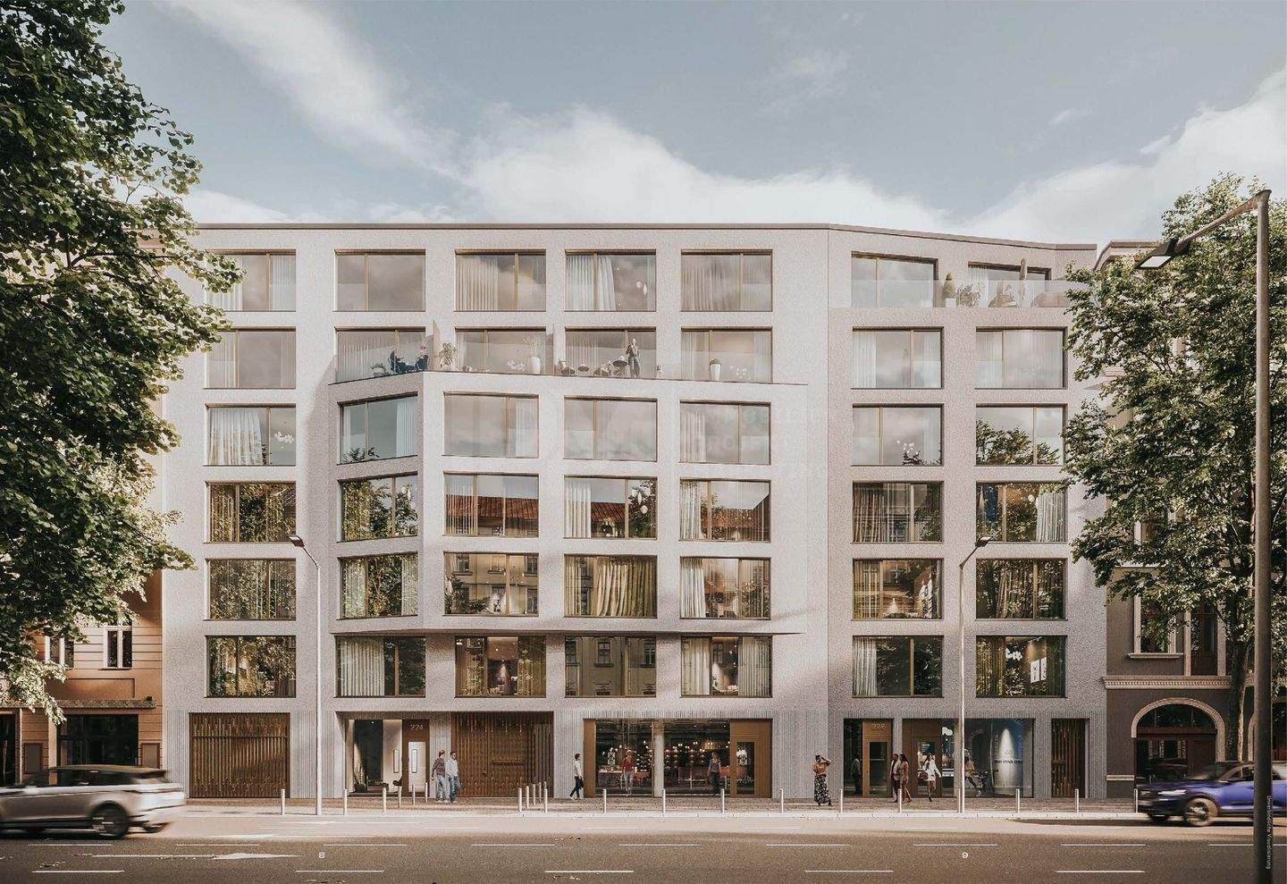 Berlin Mitte: KfW40 Neubau - Ruhige 3-Zimmer-Wohnung mit Balkon zum Innenhof – Berlin – Vorschaubild 3