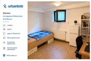 Möbliertes Zimmer Heilbronn - Wohnen auf Zeit