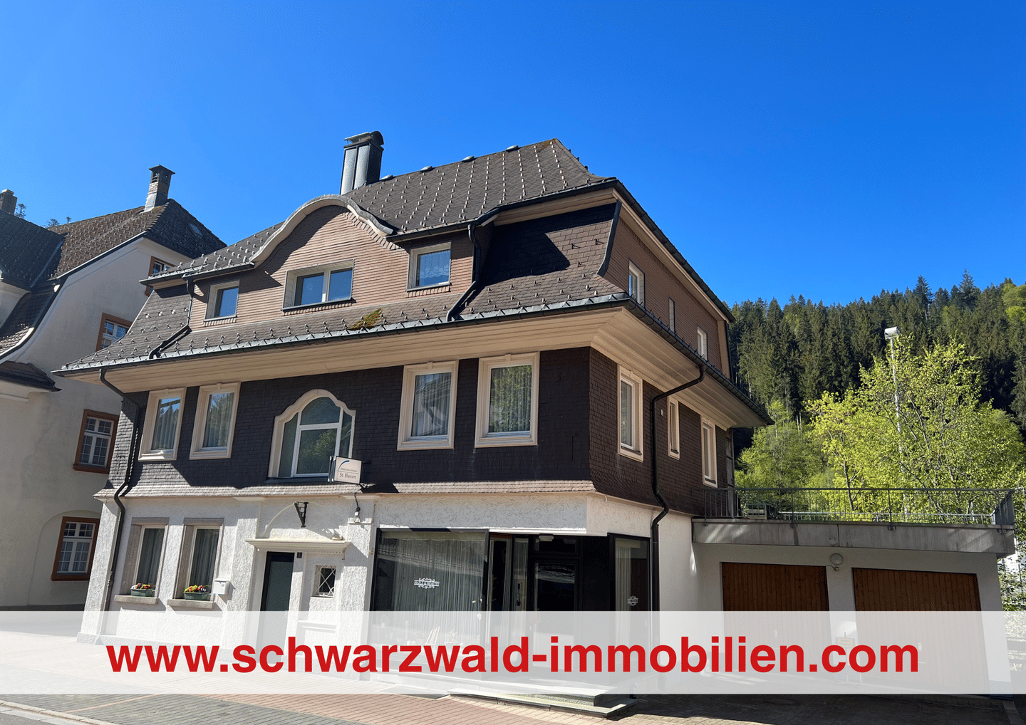 Stilvolle Villa - Gewerbeeinheit - große mediterrane Südwohnung am Bach !