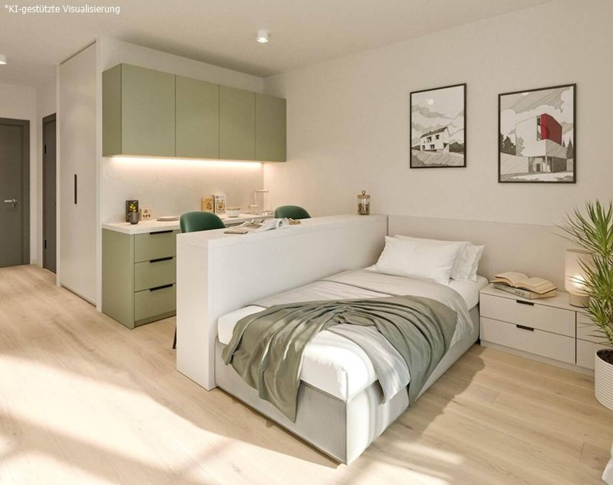 Vollmöbliertes Neubau-Apartment in Top-Lage nahe Uni Kassel – 34125 Kassel – Bild 1 von 6