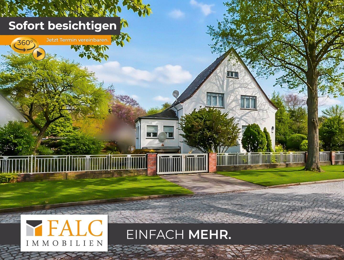 Platz für Familie, Ideen und Zukunft! Einfamilienhaus mit großem Grundstück - FALC Immobilien