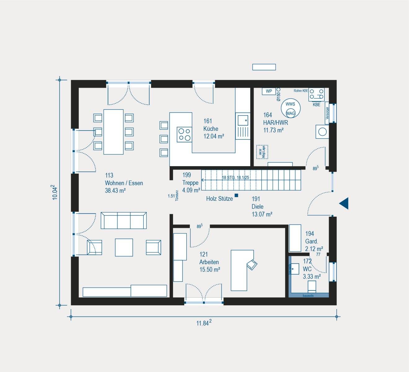 Individuelles Einfamilienhaus in Altena - Flexibel geplant, komfortabel gebaut – Altena – Vorschaubild 9