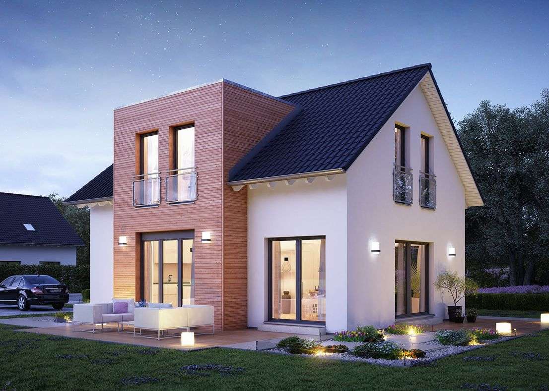 Bauen OHNE Eigenkapital ist bei massahaus möglich - Mit der Muskelhypothek in das Eigenheim – Forheim – Bild 1 von 9