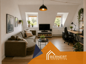 Über den Dächern Bambergs - gepflegte 2-Zimmer-Dachgeschosswohnung mit Charme – 96050 Bamberg – Vorschaubild 1