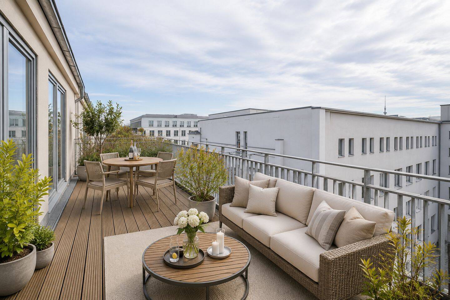 Bezugsfreie Dachgeschosswohnung mit zwei Terrassen – Berlin – Vorschaubild 2
