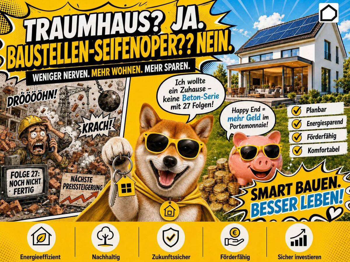 Dein planbares Familienzuhause in Potsdam-Stern: 153 m², 6 Zimmer, Zuhause-Darlehen und starke Bauversicherungen! – 14480 Potsdam – Bild 1 von 9