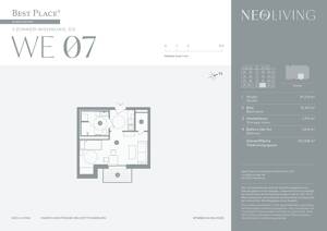 Attraktives Studio mit Balkon - modern und barrierefrei – 22177 Hamburg – Vorschaubild 2