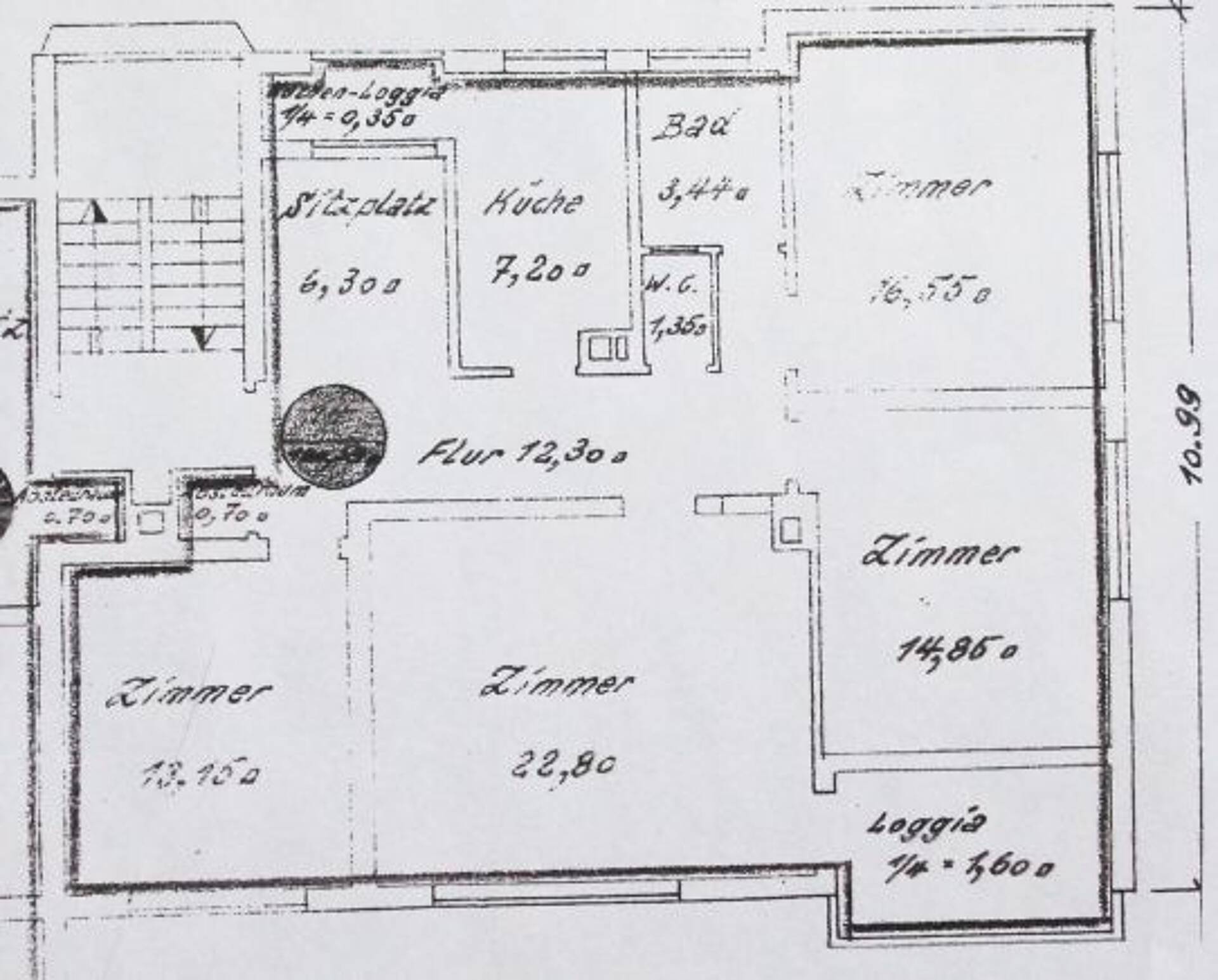 Etagenwohnung in 71638 Ludwigsburg mit 100,59 m² kaufen