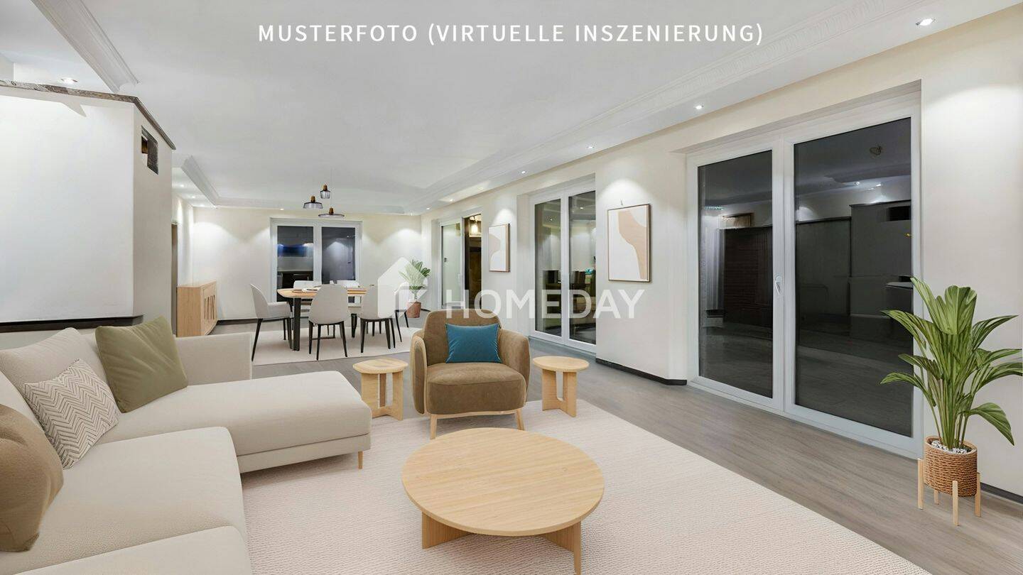 Exklusive Stadtvilla mit Garage, Wintergarten, Kamin, Terrasse & großzügigem Grundstück – Gifhorn – Bild 1 von 7