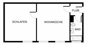 Wir renovieren für Sie! 1-Zimmer-Wohnung in Gelsenkirchen Hassel Anmietung ab dem 15.09 möglich! – 45896 Gelsenkirchen – Vorschaubild 2