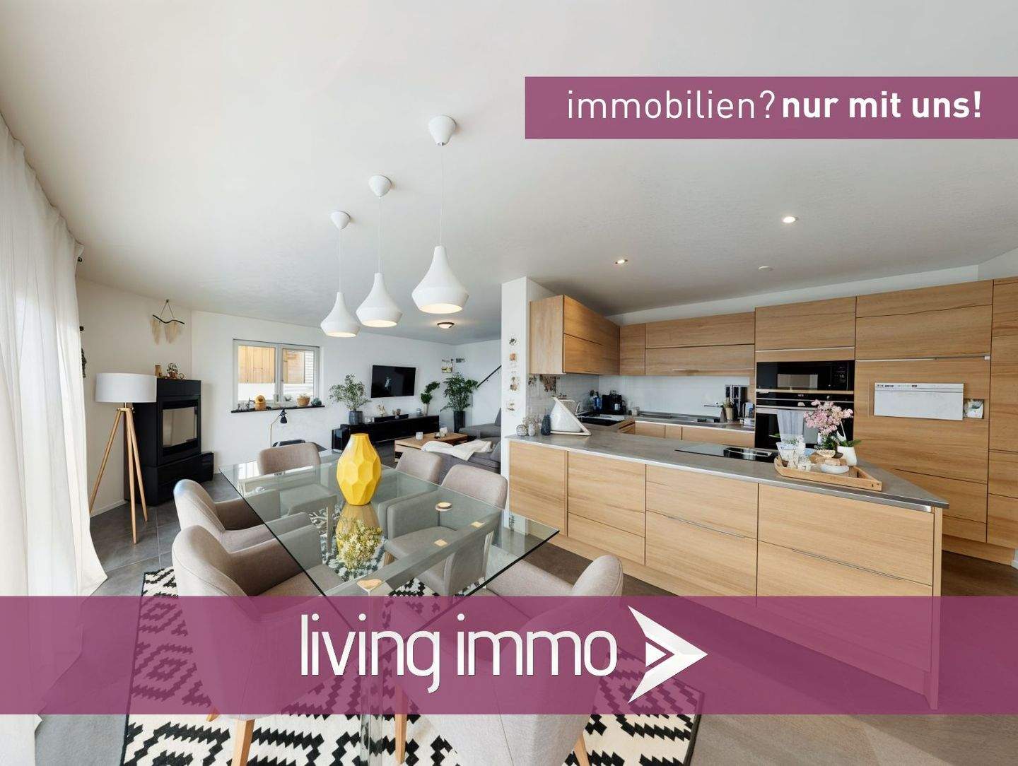 Warum neu bauen? Diese attraktive Doppelhaushalte mit Garten und Carport erfüllt Ihre Wünsche – Edling – Bild 1 von 9