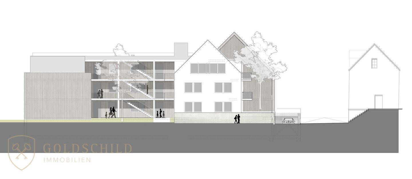 Nürtingen-Oberensingen | Projektiertes MFH mit 22 WE, 1.644 m² WF + TG | Vollständige Planung – Nürtingen – Vorschaubild 8