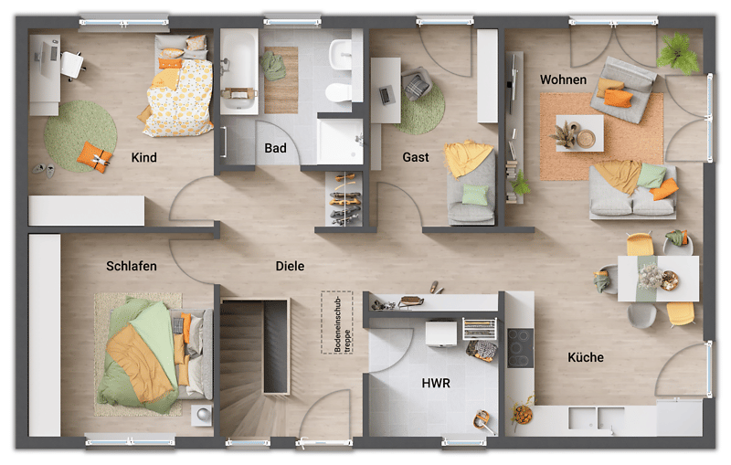 Der Bungalow für jedes Alter - modern und vielseitig – Neuenbürg – Vorschaubild 9