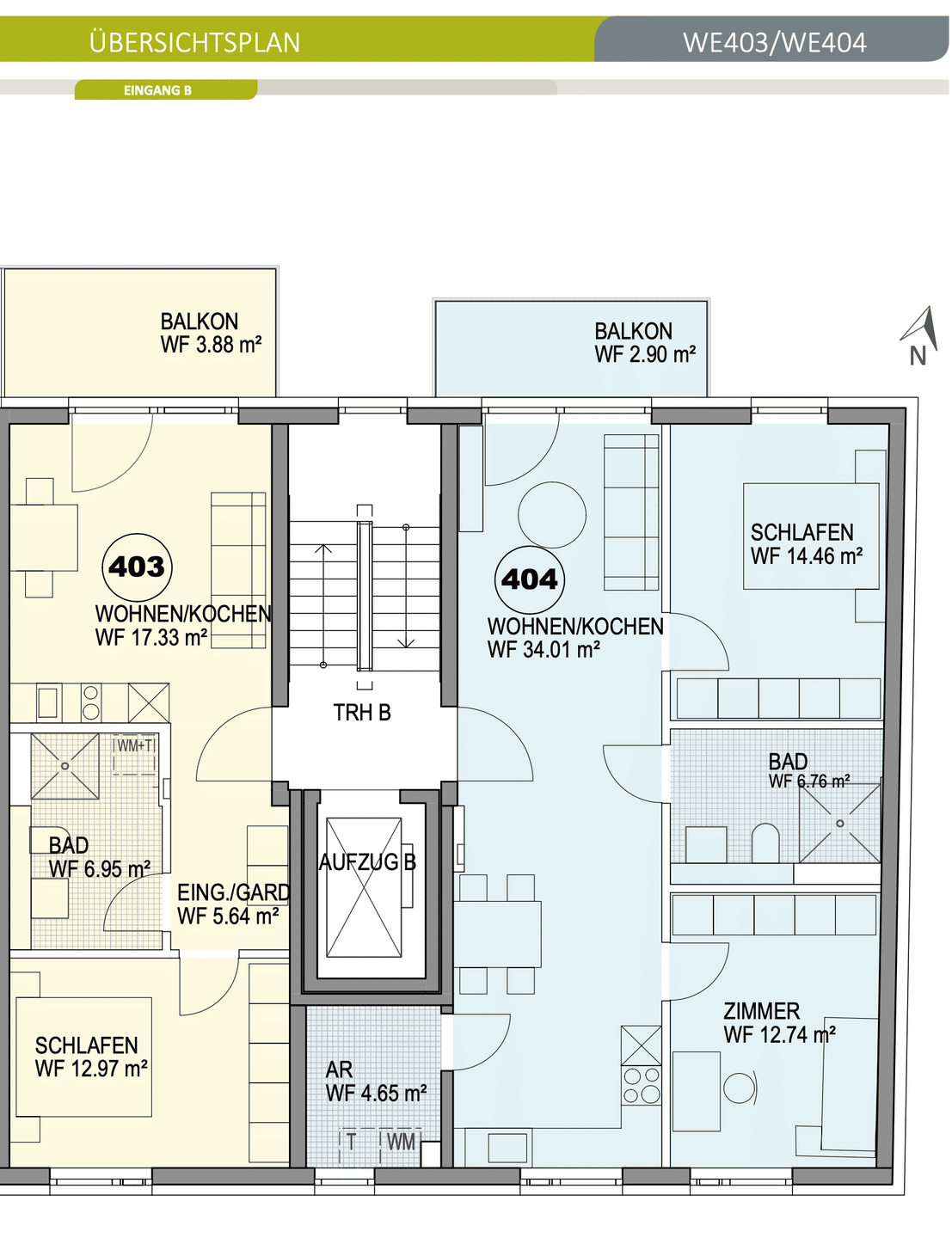 Moderne - 3 Zimmerwohnung im Herzen von Nürnberg – Nürnberg – Vorschaubild 2