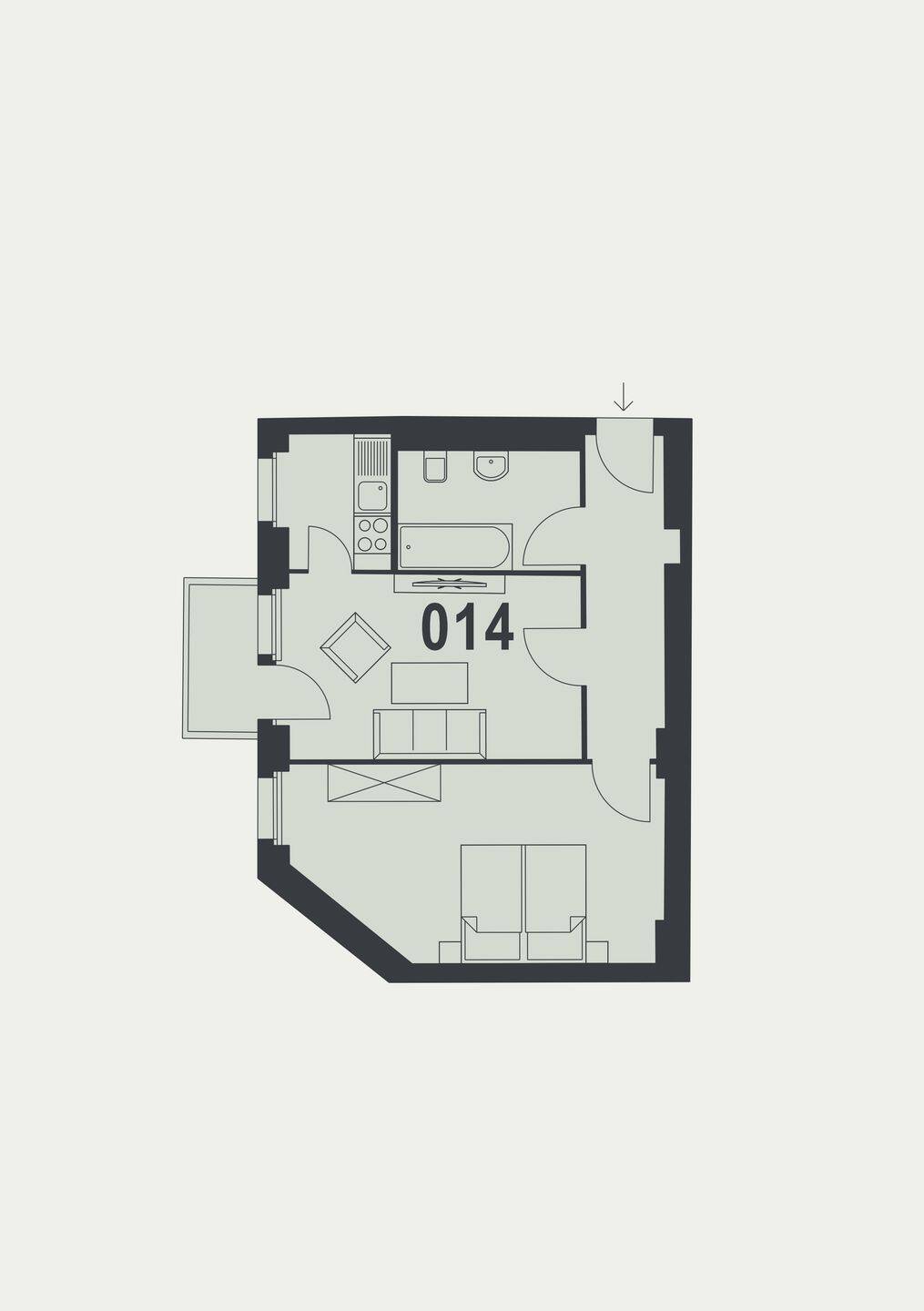Gemütliche 2-Zimmer-Altbauwohnung mit Balkon im grünen Steglitz-Zehlendorf - mit Eigennutzoption! – Berlin – Vorschaubild 2