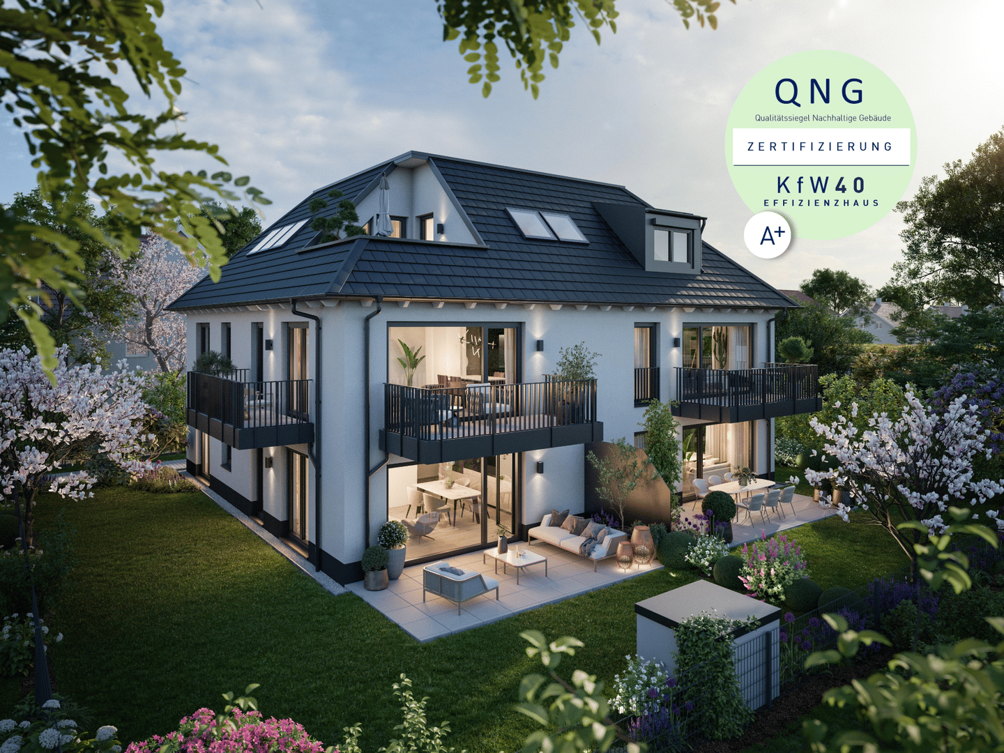 RESERVIERT --- NEUBAU-DG-Wohnung (gesamte Etage !) nahe Forstenrieder-Park