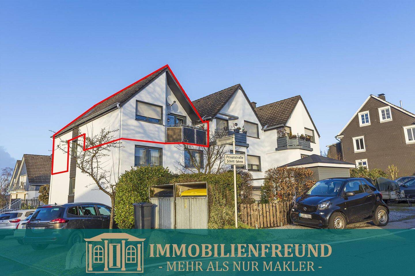 Seltene Gelegenheit - 2 ZKDB Maisonette-Wohnung in Split-Levelbauweise in Cronenberg