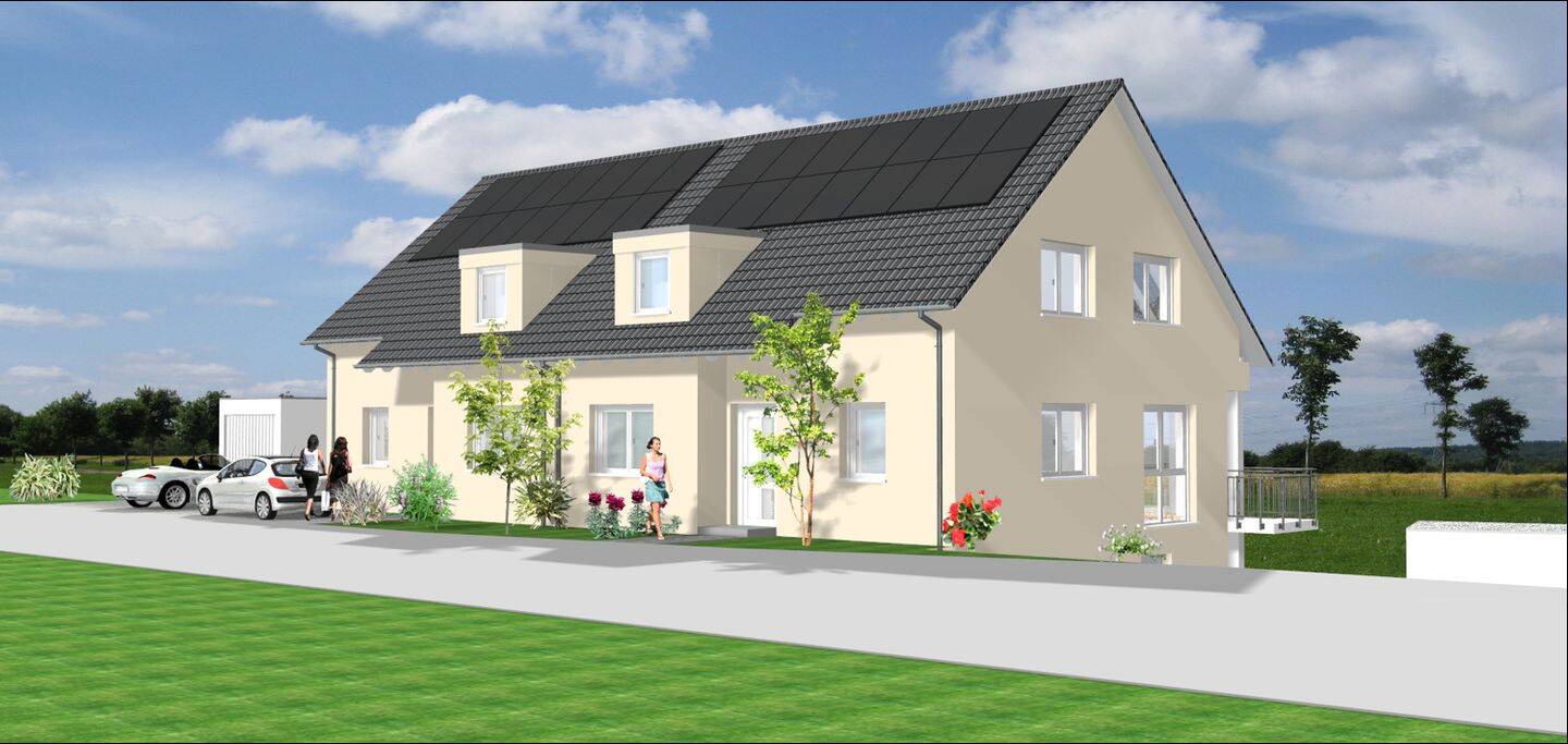 KfW 40 Standard: 5 Zimmer Maisonettewohnung mit Hauscharakter in Glattbach