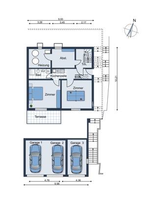 ++ Ruhige Wohnoase in grüner Lage mit herrlichem Garten und Panoramablick ++ – 70469 Stuttgart – Vorschaubild 7