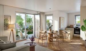Attraktive großzügige 2-Zi.-Whg., Privatgarten 100m², Tageslicht-Bad, Lift – 81827 München – Vorschaubild 3