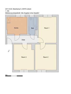 Großzügige 3- Zimmer-Wohnung in Travemünde – 23570 Lübeck – Vorschaubild 2