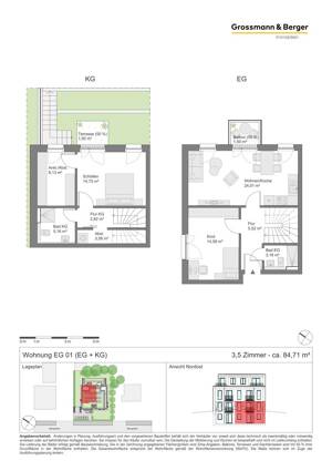 NEU: 3-Zimmer-Neubau Familien-Maisonette mit Garten, Balkon & KfW40EE in Hamburg-Niendorf – 22459 Hamburg – Vorschaubild 7