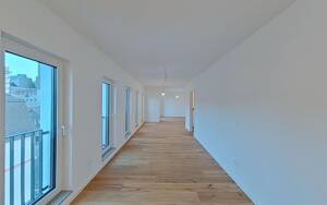 87 m² auf drei Zimmer: Erstbezug im 5. OG, Einbauküche inklusive, Gutleutviertel – 60327 Frankfurt am Main – Vorschaubild 4