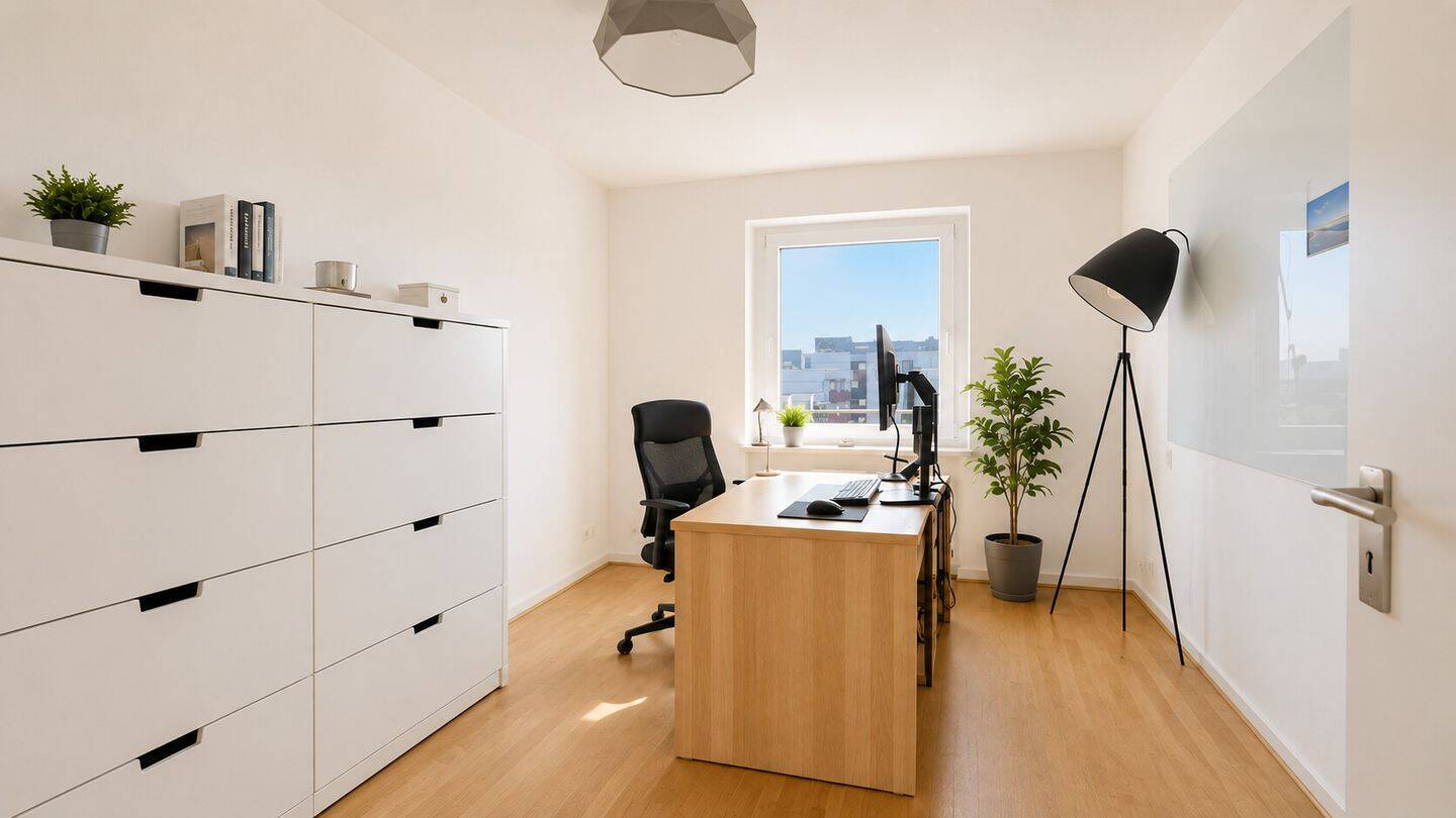 Panorama Tower|3-Zimmer-Wohnung mit Balkon & Tiefgarage (8.OG) – Germering – Vorschaubild 9