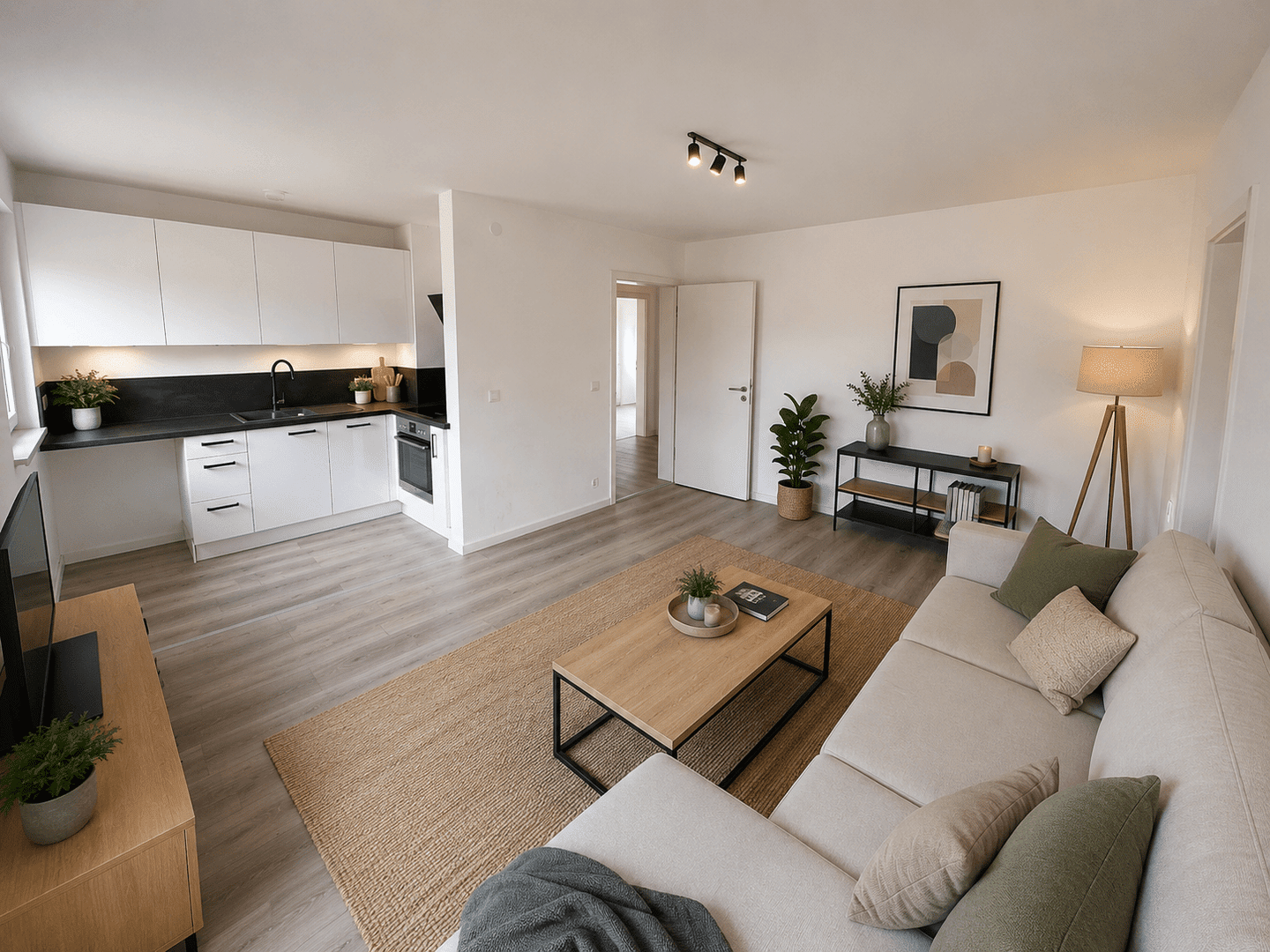Bezugsfrei | 2024 kernsaniert | 4-Zimmer-Wohnung mit Balkon & 2 Stellplätzen