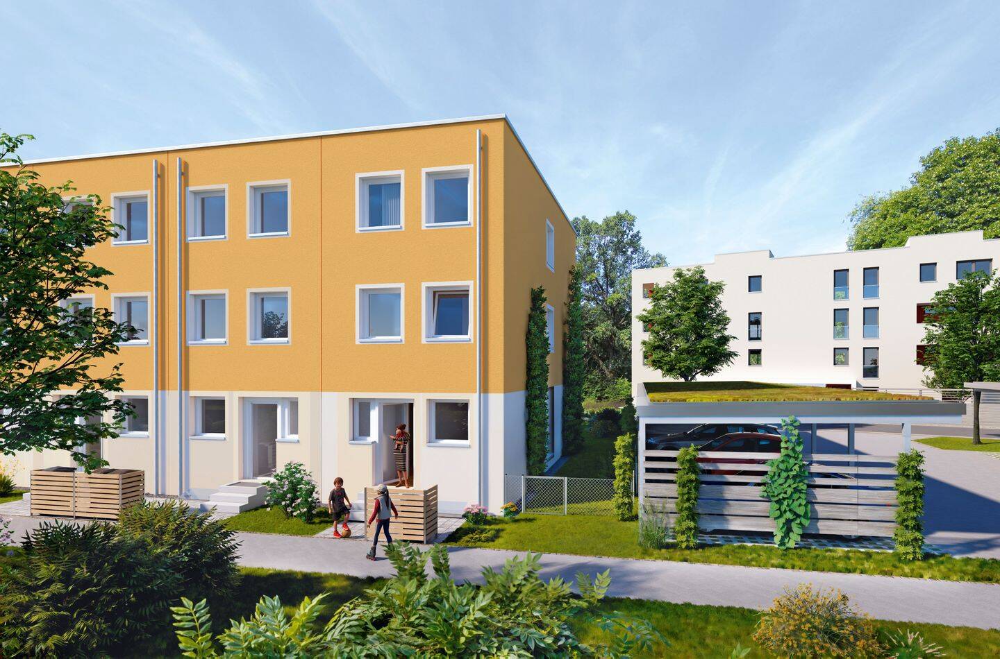 NEUBAU - EQ NOVE - Für förderfähige Familien - incl. Stellplatz!