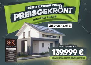 PREISGEKRÖNTES EINFAMILIENHAUS ZUM AKTIONSPREIS!! JETZT 14.000EUR SPAREN!