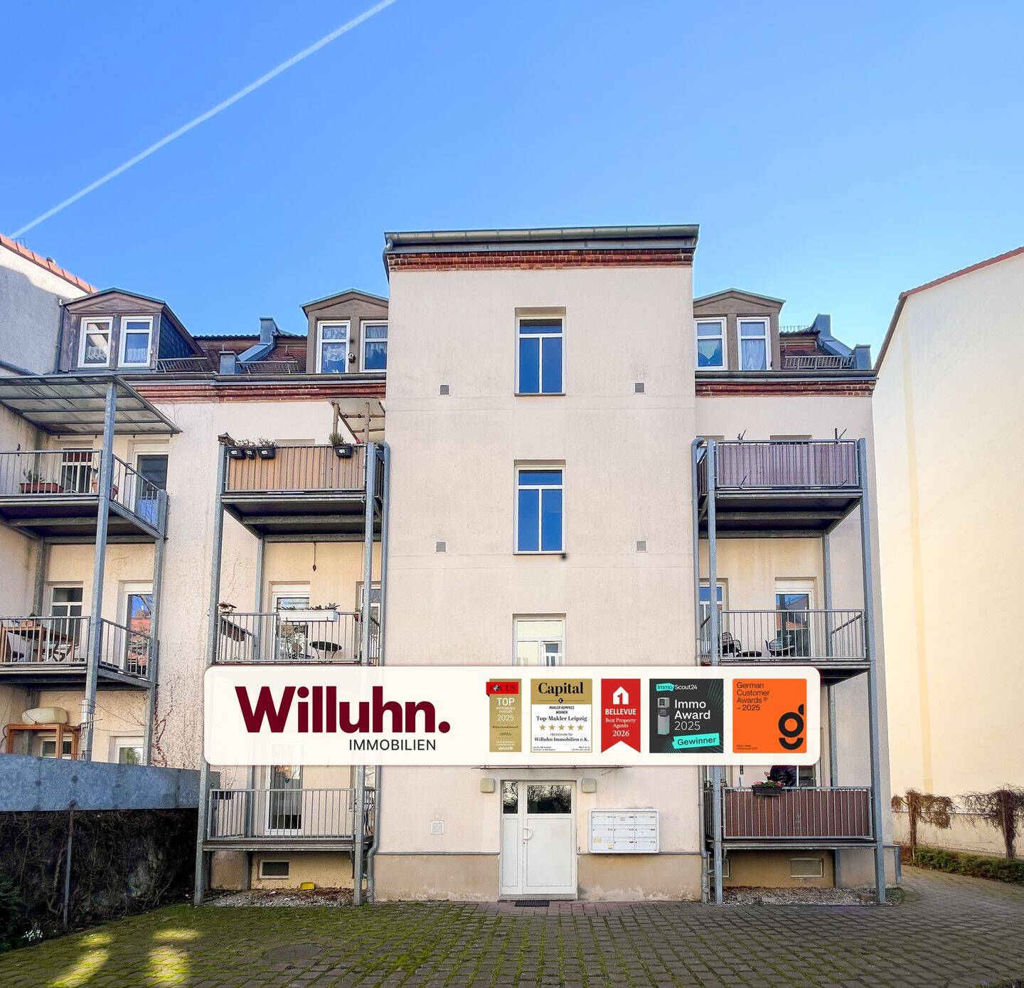 Charmantes Zuhause in ruhiger Lage - Wohnung mit sonnigem Balkon – Leipzig – Bild 1 von 9