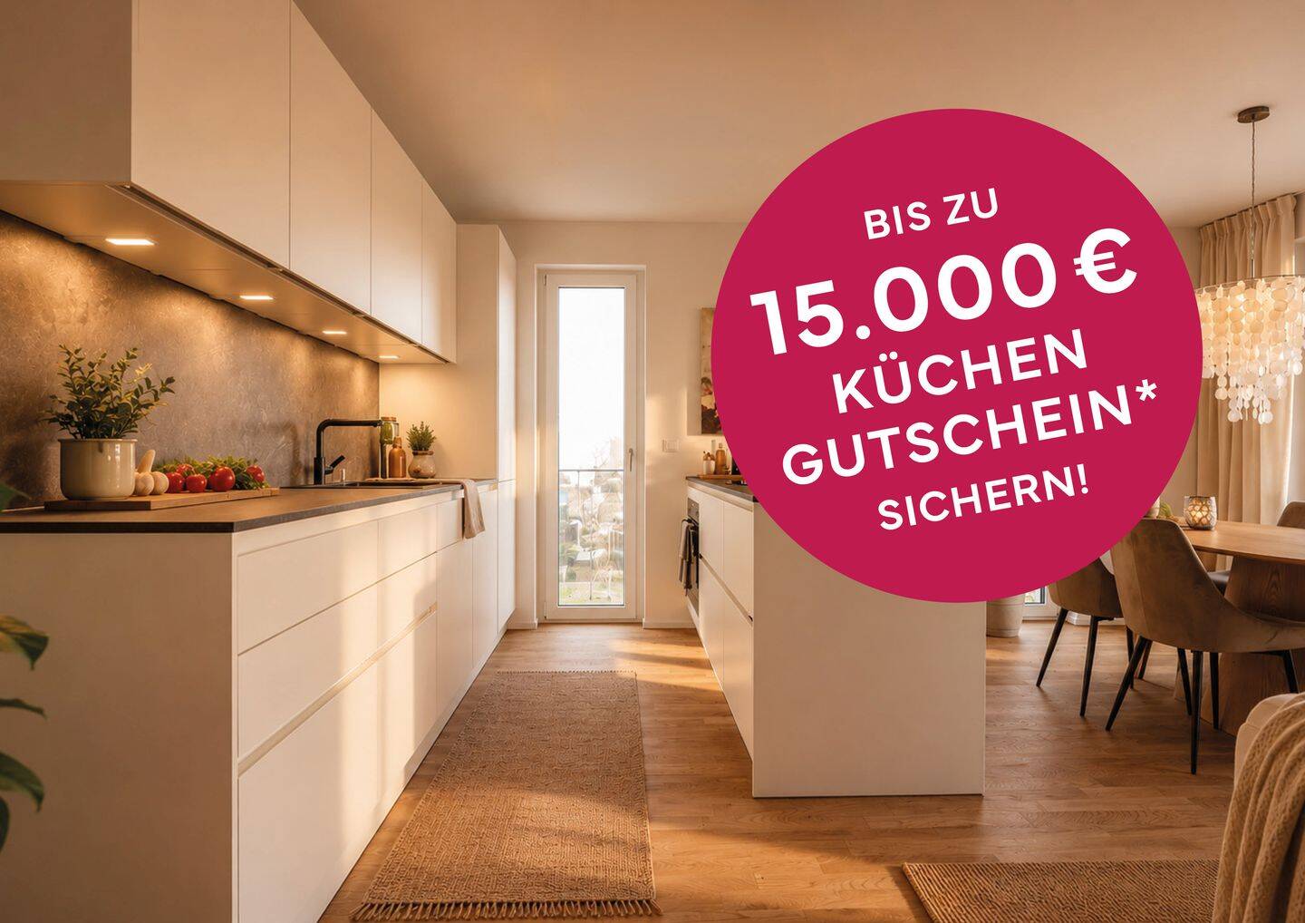3-Zimmer-Wohnung mitten im Grünen – Wohnen mit Ausblick – Brühl – Bild 1 von 9