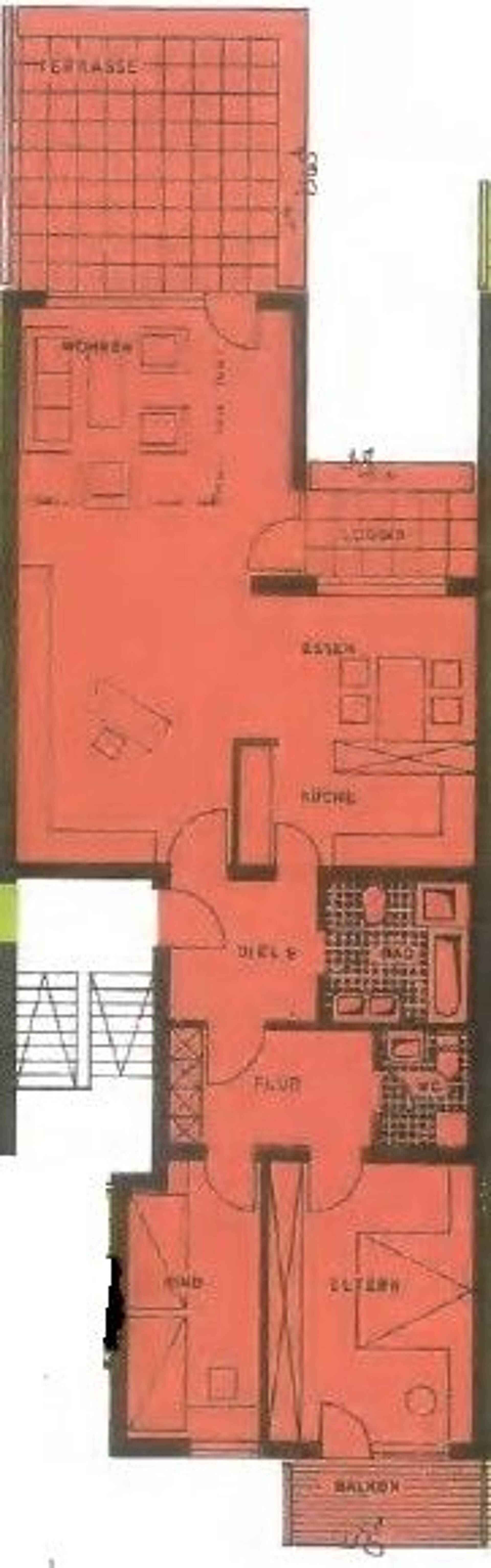 Terrassenwohnung in 66123 Saarbrücken / Am Homburg mit 131 m² kaufen