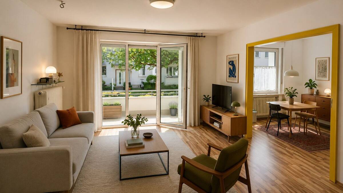 Helle 3-Zimmer-Wohnung in ruhiger Lage nahe UN-Campus und Bundesviertel – 53113 Bonn – Bild 1 von 9