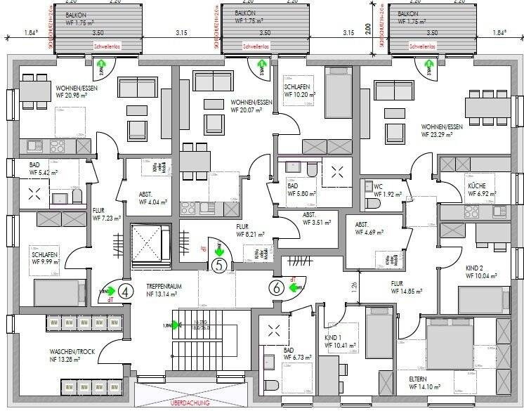 9-Familienhaus im Zentrum von Heepen KFW40 sozialer Wohnungsbau möglich! – Bielefeld – Vorschaubild 5