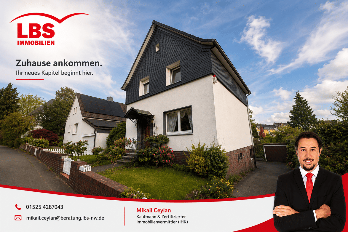 Charmantes freistehendes Familienhaus mit Traumgrundstück
