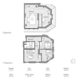 *Erstbezug - großzügige und exklusive 4- Raumwohnung in saniertem Altbau* – 1324 Dresden – Vorschaubild 3
